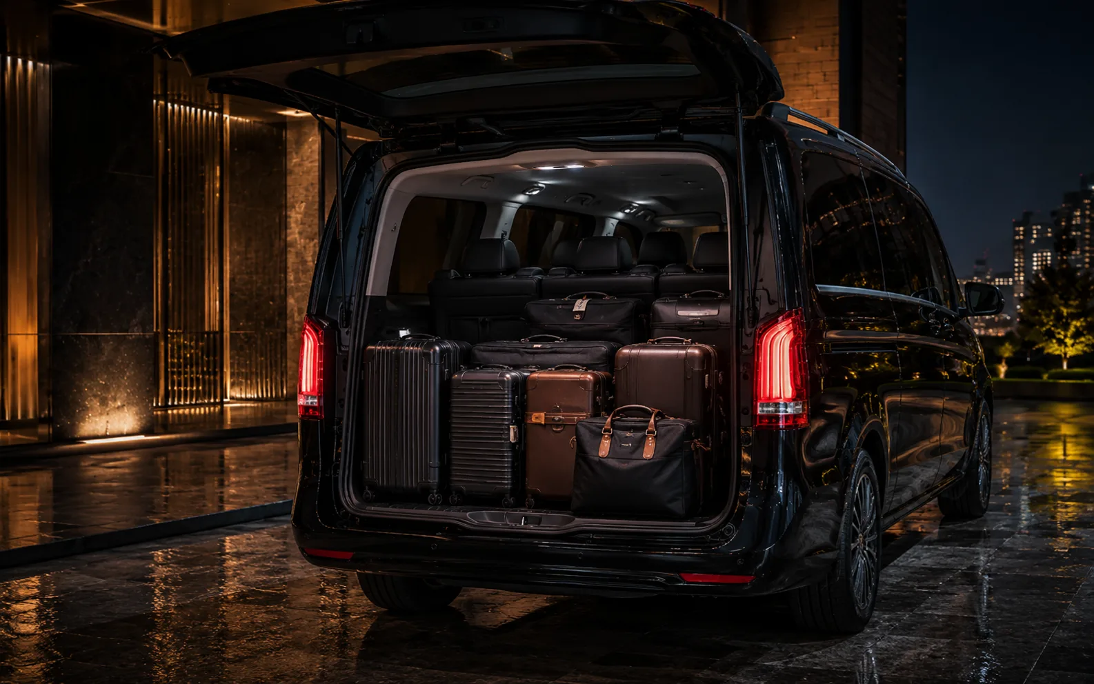 Senzati V Class Luggage Space