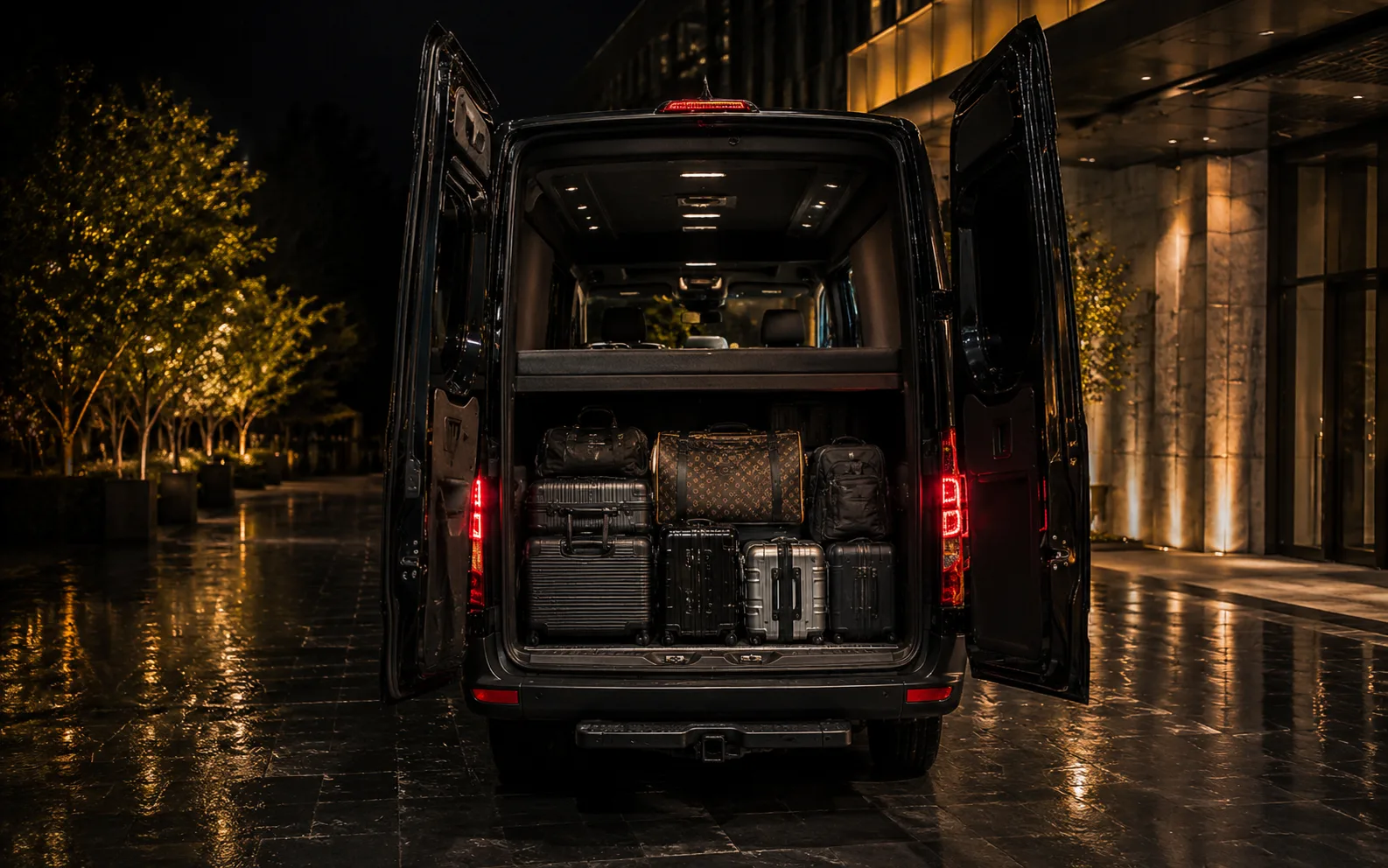 Mercedes Sprinter VIP Class Luggage Space