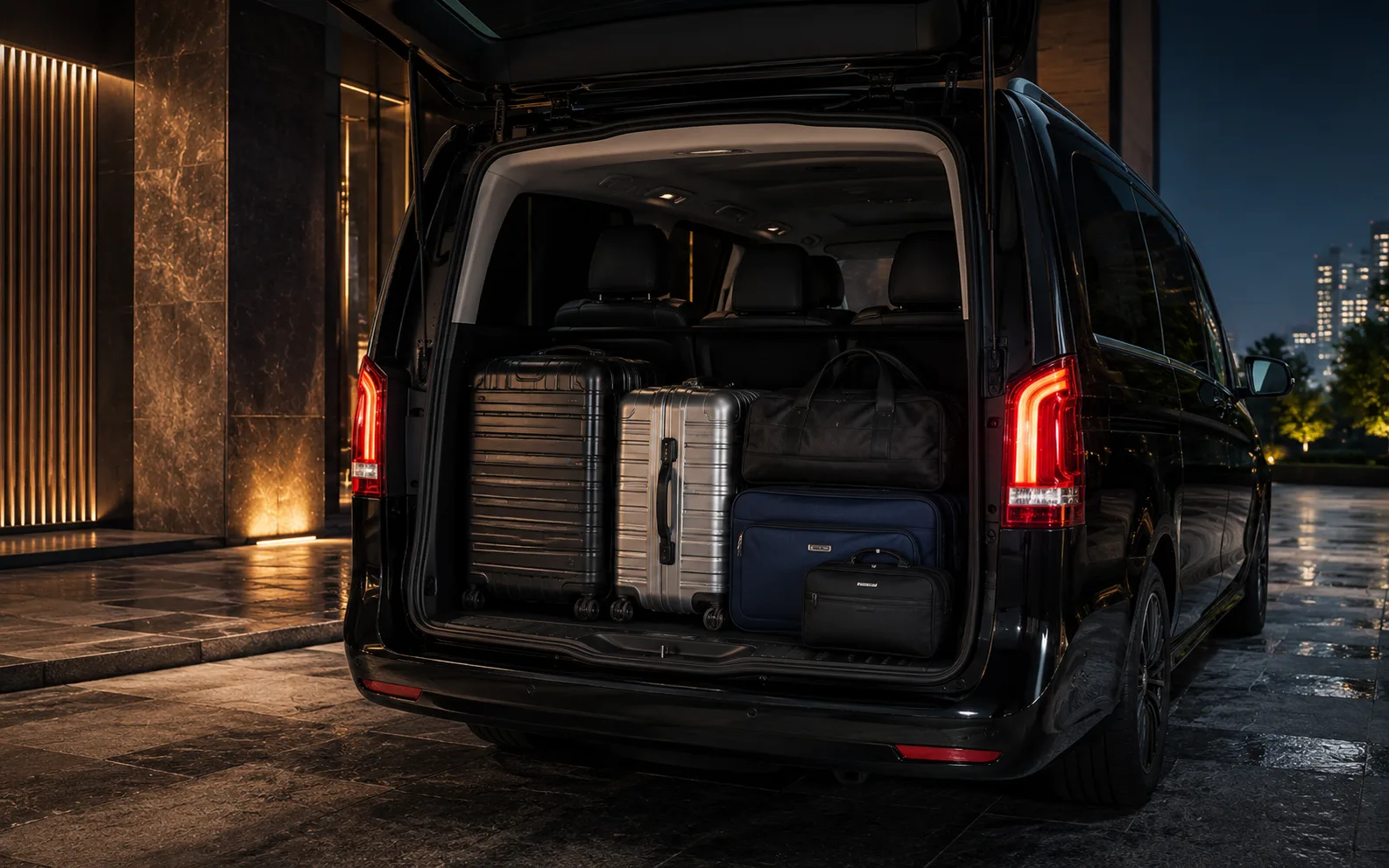 Mercedes V Class Luggage Space