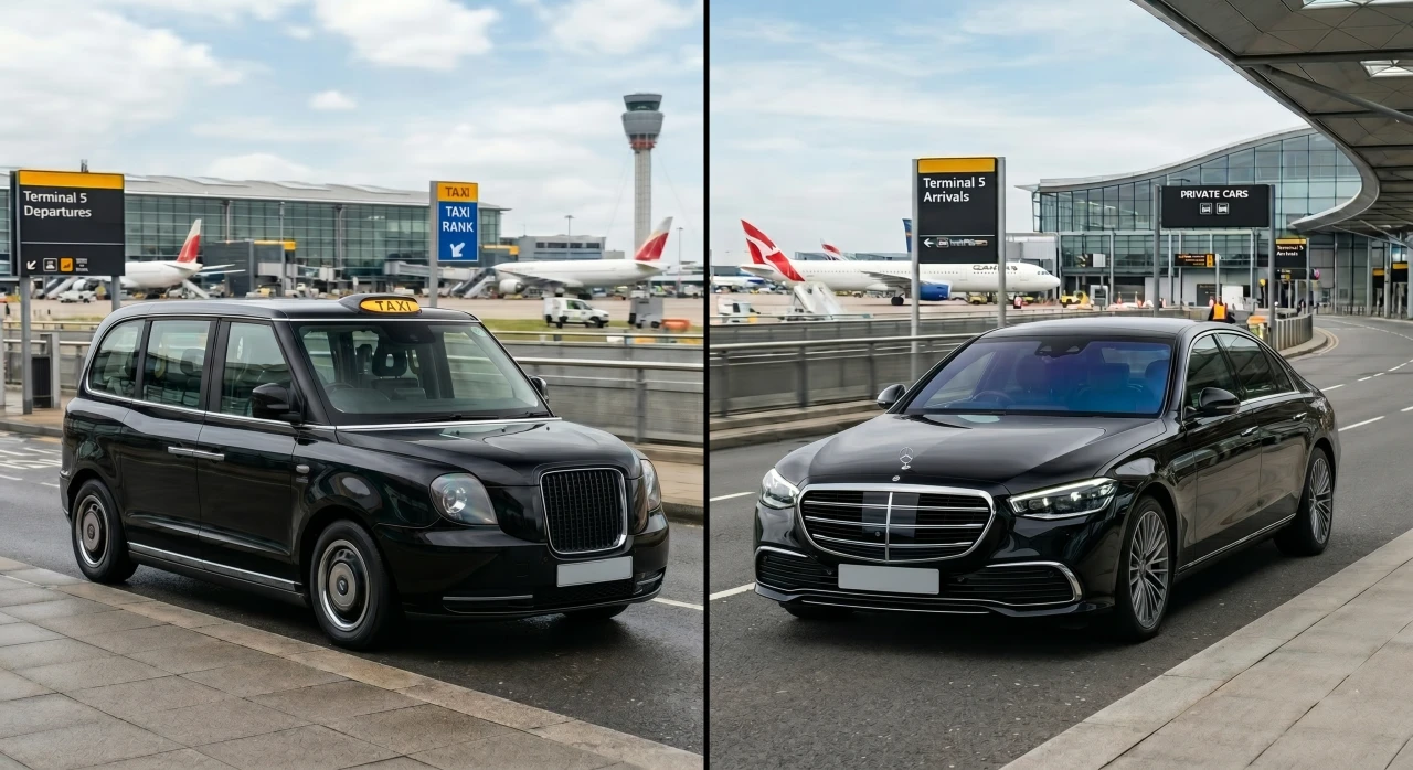 Chauffeur vs Taxi from Heathrow: Which Is Worth It?